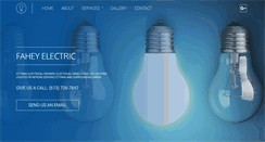 Desktop Screenshot of faheyelectric.com